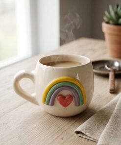 Taza Oval Arco Iris