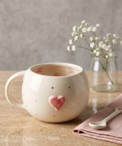 Taza Corazon Rosa